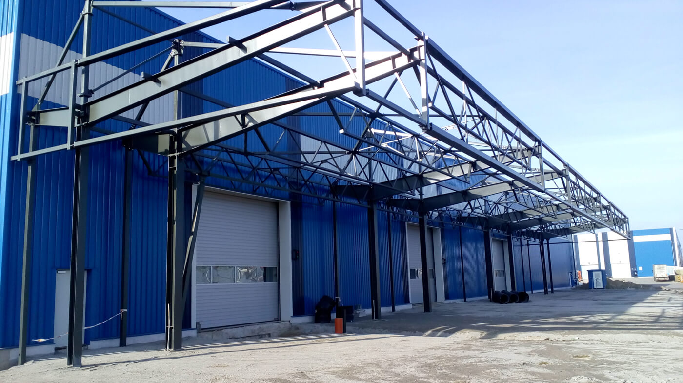 Aldesa - Construction of the warehouse hall for the purposes of Gonvarri Poland plant