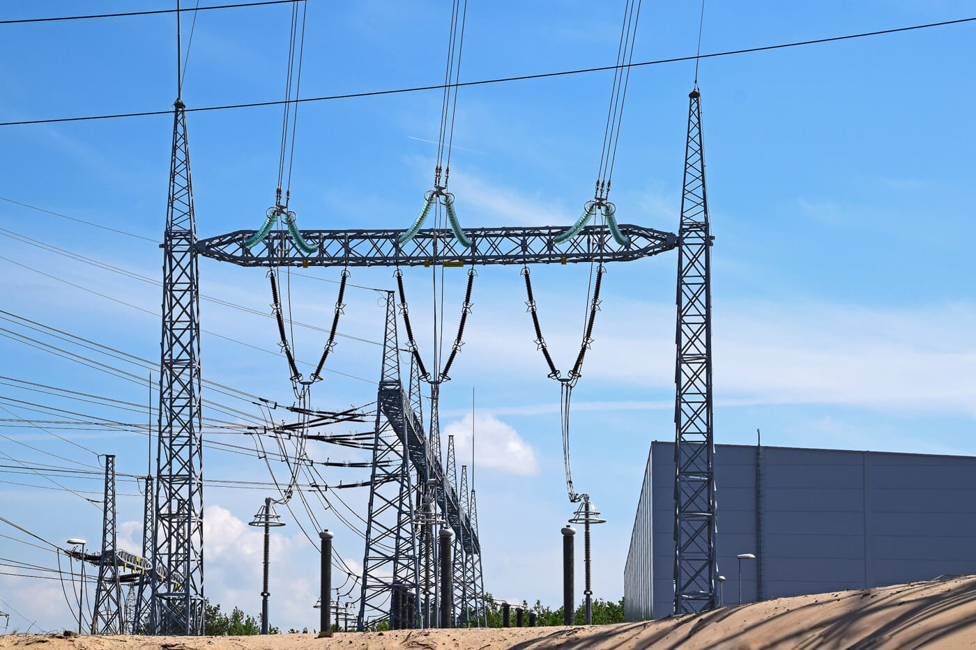 Aldesa - 400 kV dvojitá nadzemná elektrická sieť Ostrołęka – Olsztyn Mątki
